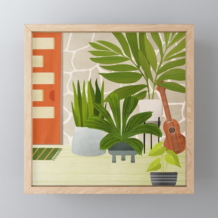 Modern Outdoor Oasis Mini Art Print Gallery Image 1