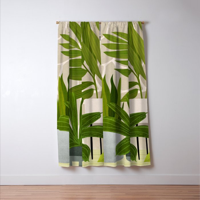 Modern Outdoor Oasis Window Curtain Gallery Image 3