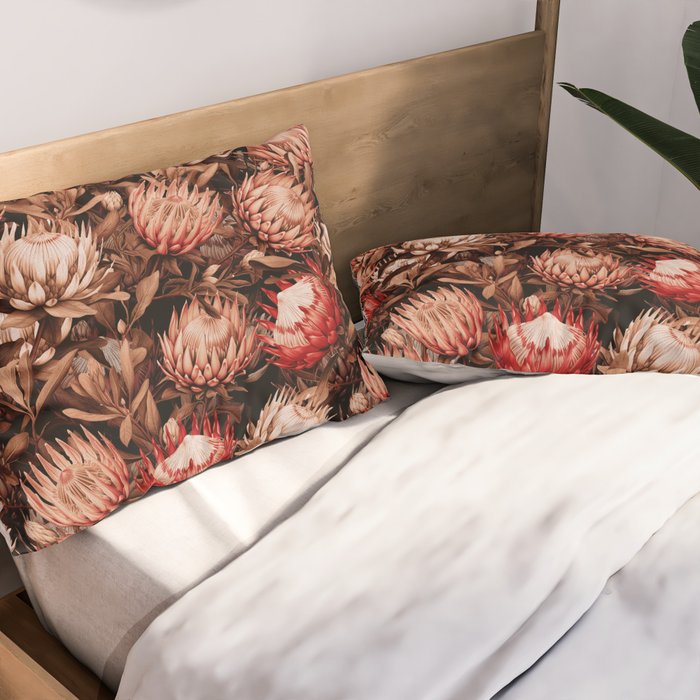 Protea Garden Night Pillow Sham Gallery Image 2
