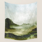 Springtime Walk Wall Tapestry Gallery Image 4