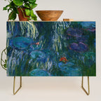 Claude Monet "Water Lilies" (16) Credenza Gallery Image 1
