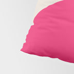 Mid-Century Modern Arches in Hot Pink Pillow Sham Gallery Image 4