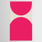 Mid-Century Modern Arches in Hot Pink Tablecloth Gallery Image 2