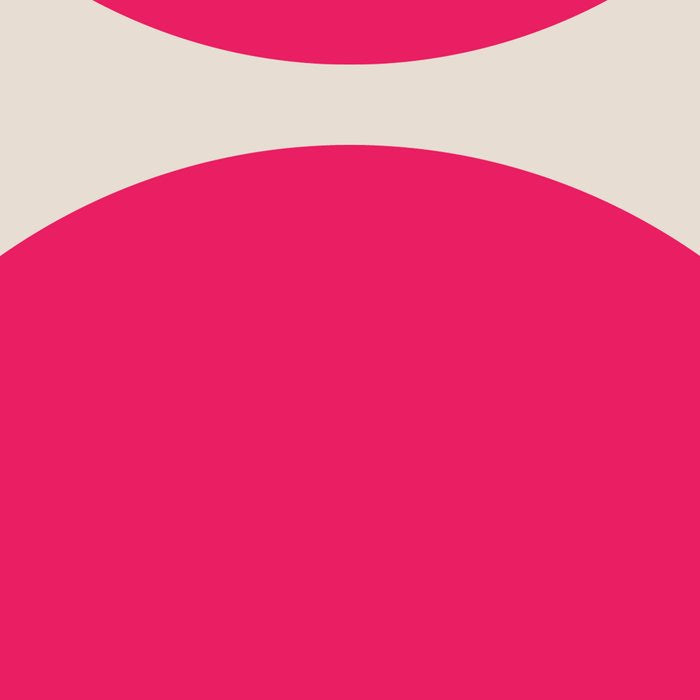 Mid-Century Modern Arches in Hot Pink Coffee Mug Gallery Image 2
