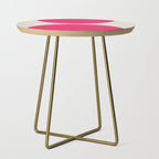 Mid-Century Modern Arches in Hot Pink Side Table Gallery Image 1