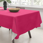 Mid-Century Modern Arches in Hot Pink Tablecloth Gallery Image 3