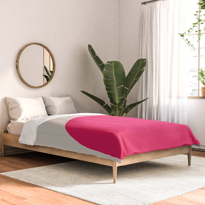 Mid-Century Modern Arches in Hot Pink Comforter Gallery Image 2