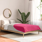 Mid-Century Modern Arches in Hot Pink Comforter Gallery Image 2