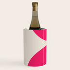Mid-Century Modern Arches in Hot Pink Wine Chiller Gallery Image 2