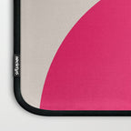 Mid-Century Modern Arches in Hot Pink Laptop Sleeve Gallery Image 3