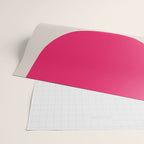 Mid-Century Modern Arches in Hot Pink Wrapping Paper Gallery Image 2