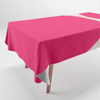 Mid-Century Modern Arches in Hot Pink Tablecloth Gallery Image 1