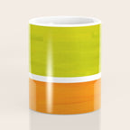 Retro Lime Green Minimalist Abstract Color Block Rothko Midcentury Modern Art Coffee Mug Gallery Image 4
