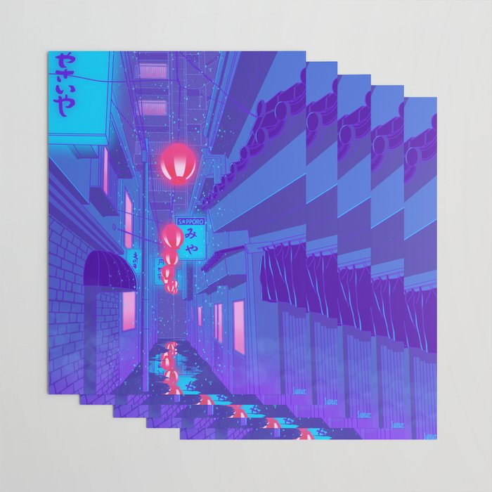 Shibuya Nights Wrapping Paper Gallery Image 3