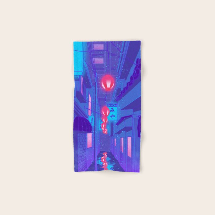 Shibuya Nights Bath Towel Gallery Image 1