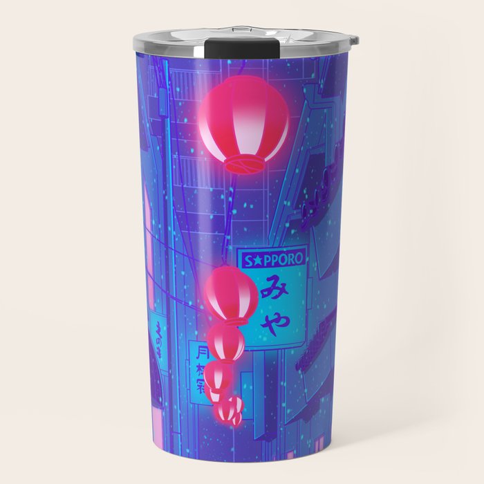 Shibuya Nights Travel Mug Gallery Image 1