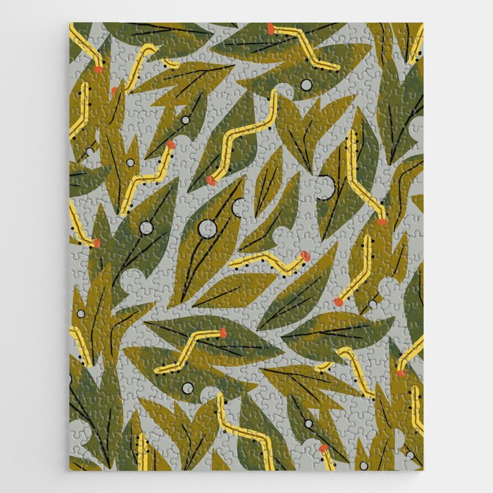 Munching Caterpillars Jigsaw Puzzle Gallery Image 1