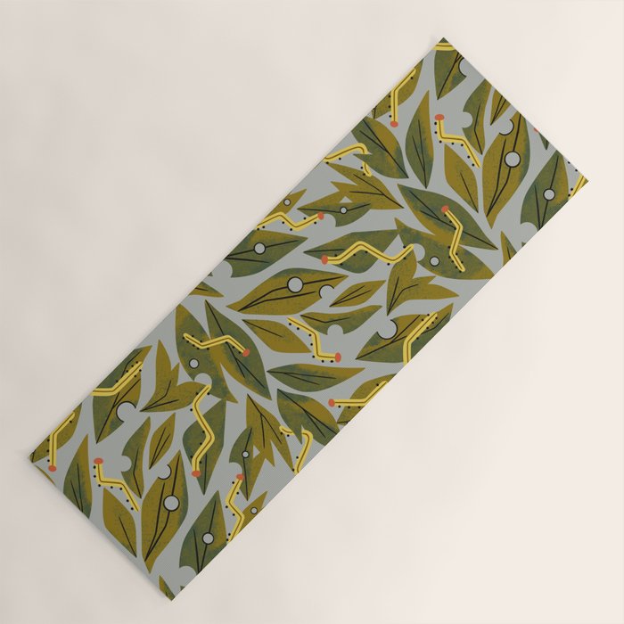 Munching Caterpillars Yoga Mat Gallery Image 1