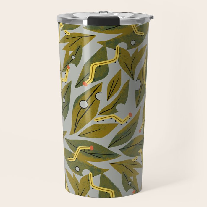 Munching Caterpillars Travel Mug Gallery Image 1