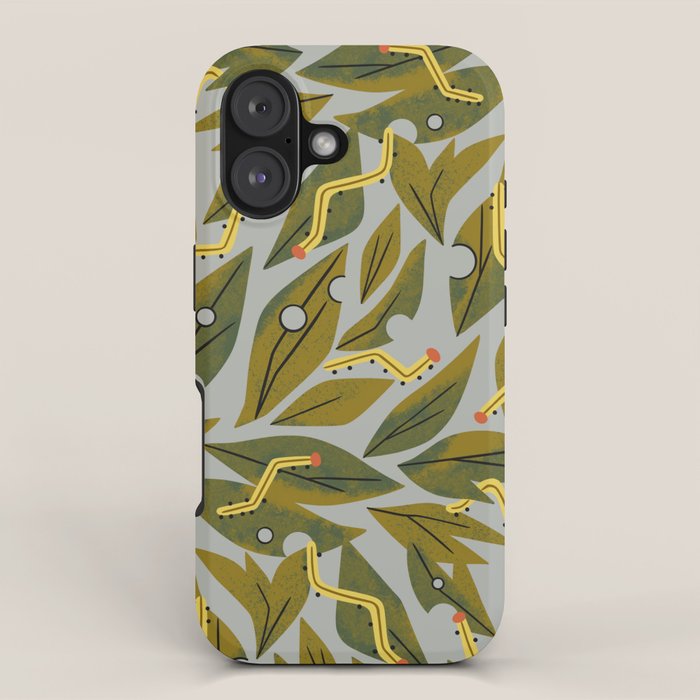Munching Caterpillars iPhone Case Gallery Image 1