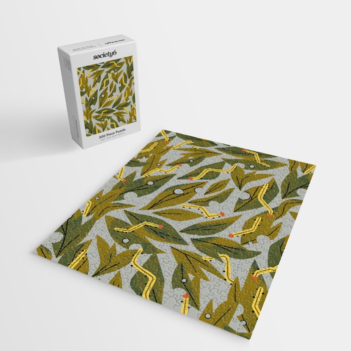 Munching Caterpillars Jigsaw Puzzle Gallery Image 2