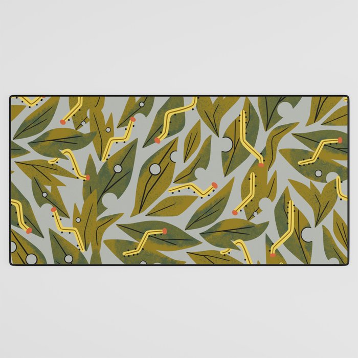Munching Caterpillars Desk Mat Gallery Image 3