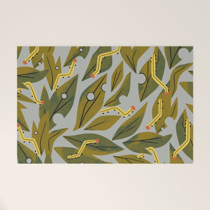 Munching Caterpillars Welcome Mat Gallery Image 1