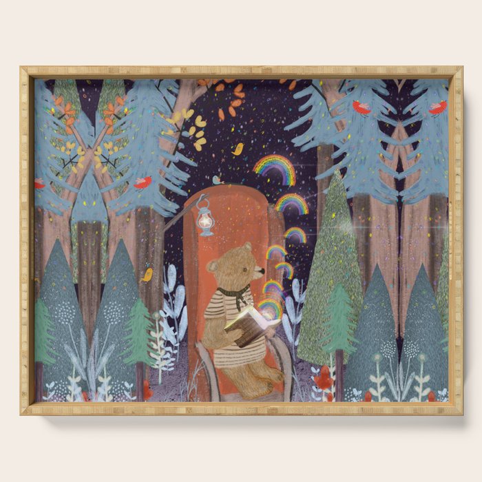 the little book of rainbows Serving Tray Gallery Image 1