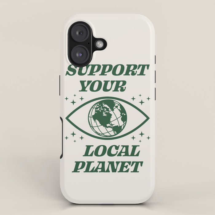 Support your Local Planet iPhone Case Gallery Image 1