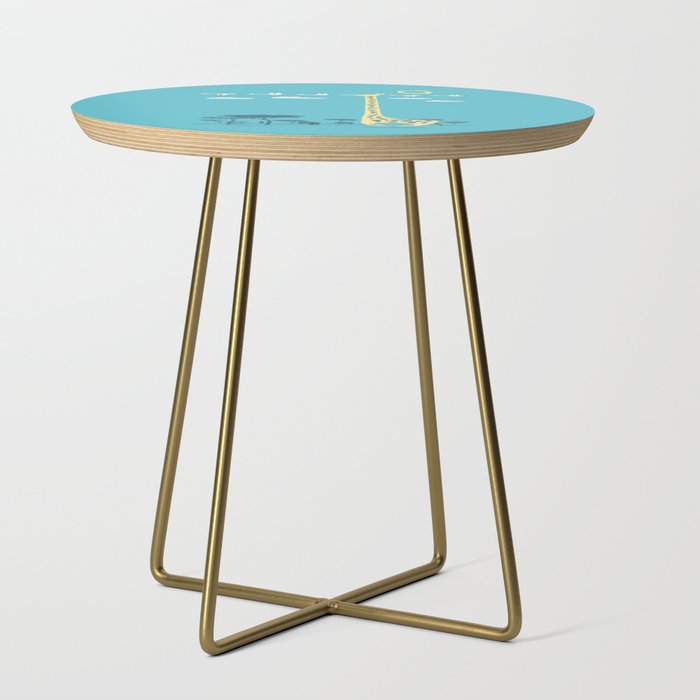 I'm like a bird (blue) Side Table Gallery Image 1
