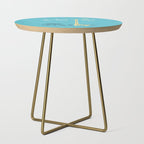 I'm like a bird (blue) Side Table Gallery Image 1