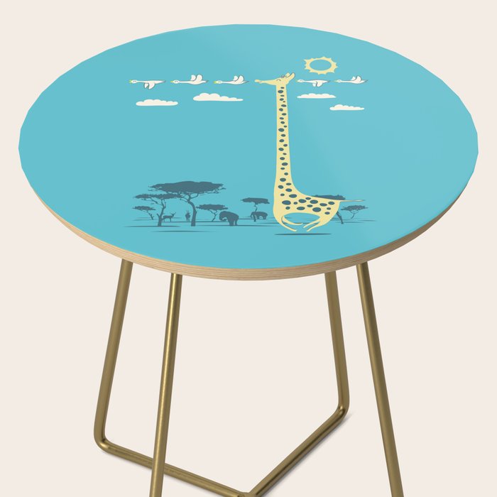 I'm like a bird (blue) Side Table Gallery Image 2