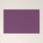 Mauve Purple Solid Color Welcome Mat Gallery Image 1