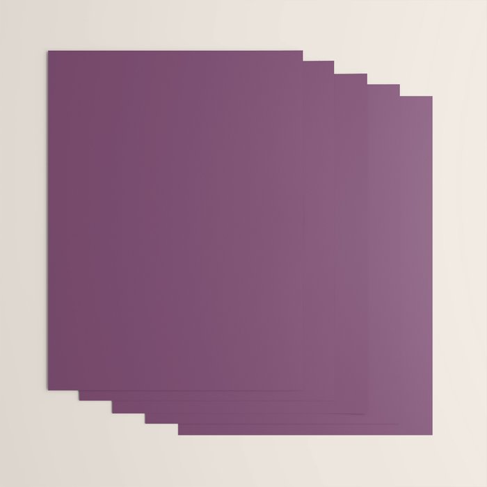 Mauve Purple Solid Color Wrapping Paper Gallery Image 3