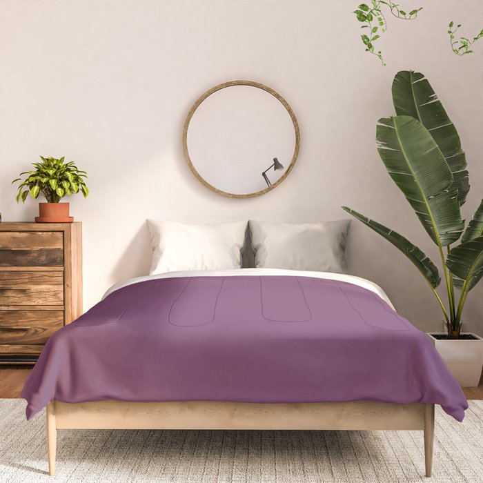 Mauve Purple Solid Color Comforter Gallery Image 3