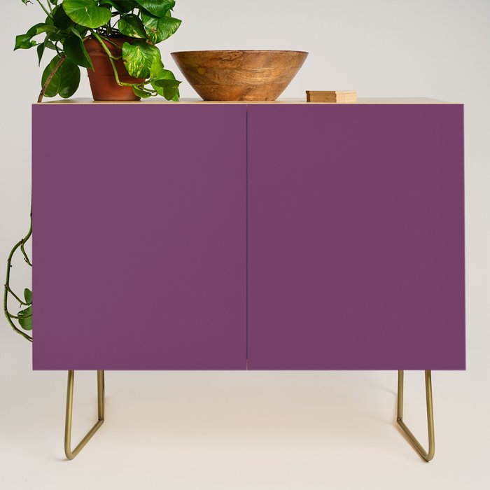 Mauve Purple Solid Color Credenza Gallery Image 1
