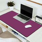 Mauve Purple Solid Color Desk Mat Gallery Image 2