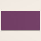 Mauve Purple Solid Color Desk Mat Gallery Image 3