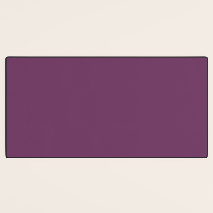 Mauve Purple Solid Color Desk Mat Gallery Image 3