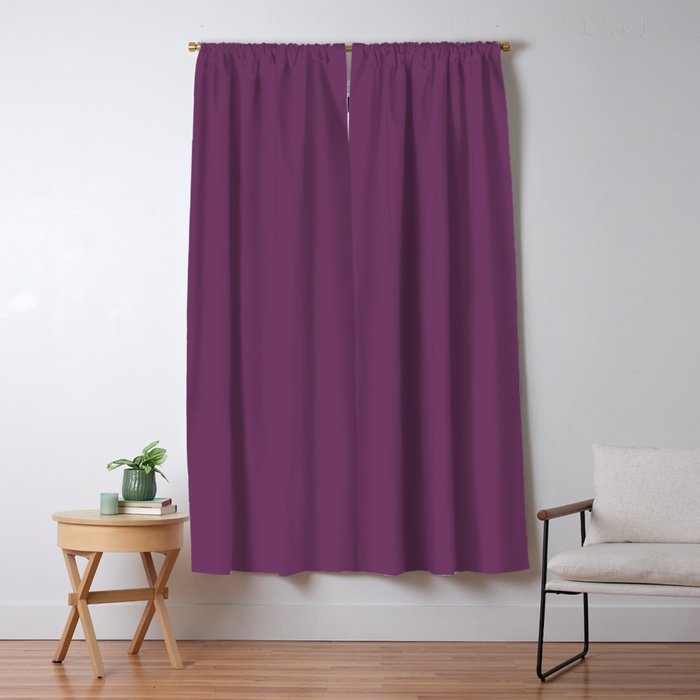 Mauve Purple Solid Color Window Curtain Gallery Image 5