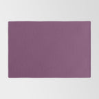 Mauve Purple Solid Color Rug Gallery Image 2