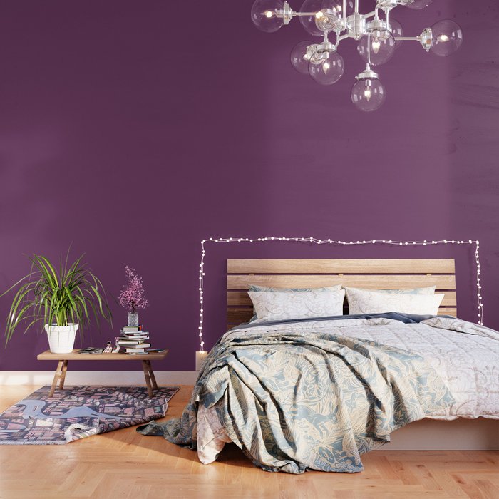 Mauve Purple Solid Color Wallpaper Gallery Image 3
