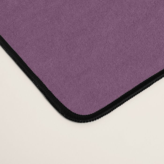 Mauve Purple Solid Color Desk Mat Gallery Image 4
