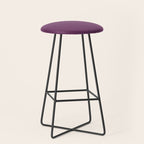 Mauve Purple Solid Color Stool Gallery Image 1