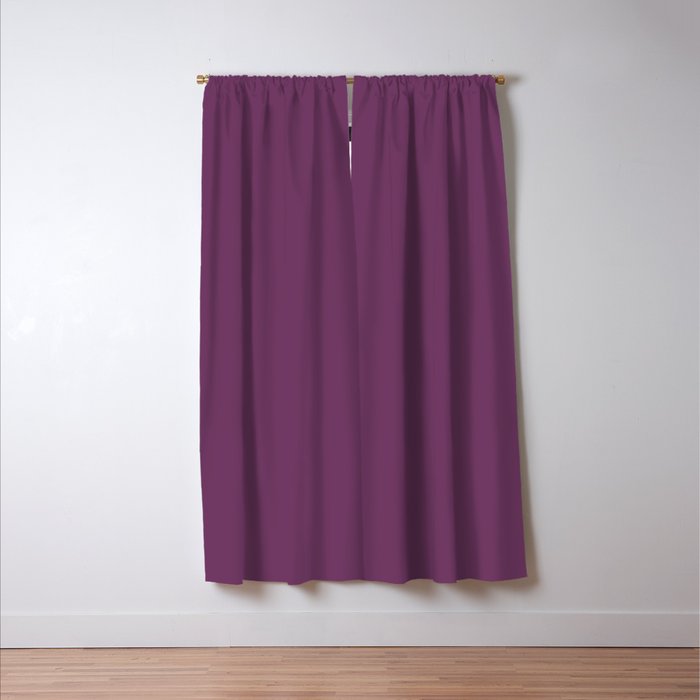 Mauve Purple Solid Color Window Curtain Gallery Image 3