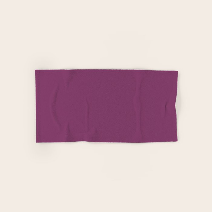 Mauve Purple Solid Color Bath Towel Gallery Image 1