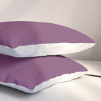 Mauve Purple Solid Color Pillow Sham Gallery Image 3