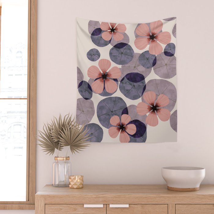 Water lilies Wall Tapestry Gallery Image 2