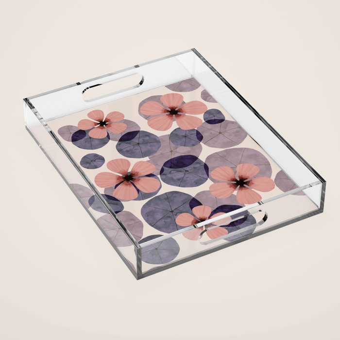 Water lilies Acrylic Tray Gallery Image 1