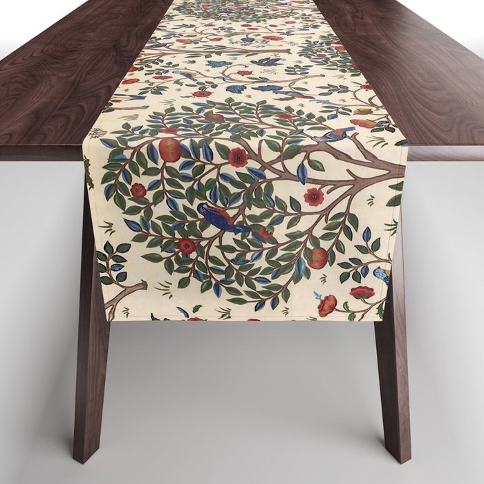 William Morris "Kelmscott Tree" 1. Table Runner Gallery Image 1